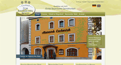 Desktop Screenshot of gasthof-bayerwald.de